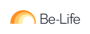 Logo de la marque Be-Life, experte en compléments alimentaires naturels, à base de plantes, vitamines et minéraux.