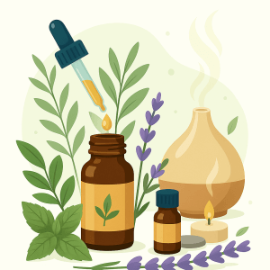 La pharmacie accompagne avec des solutions naturelles et huiles essentielles