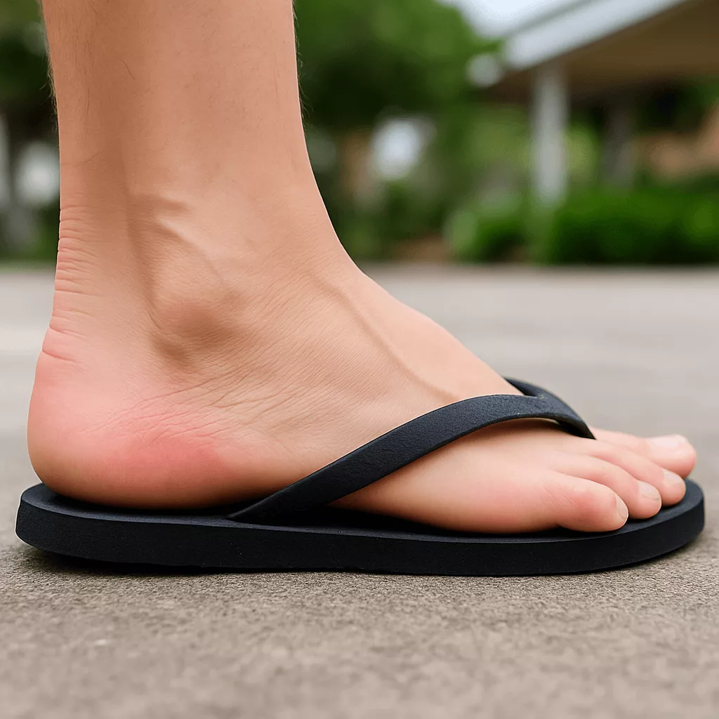 Pied présentant une douleur au talon