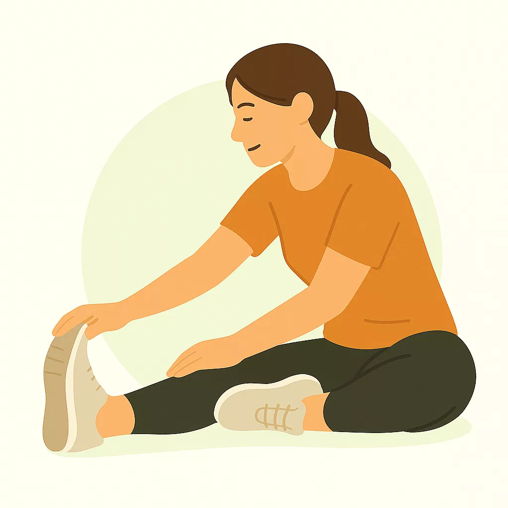 Étirement recommandé pour soulager une épine calcanéenne