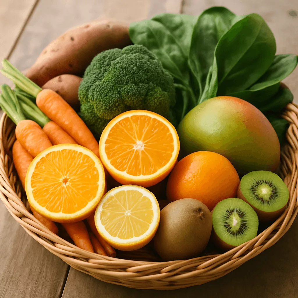 Fruits et légumes riches en vitamines pour renforcer le système immunitaire