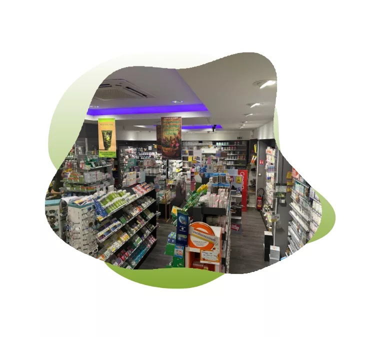 Rayons de la Pharmacie Les Lataniers avec large choix de produits et conseils